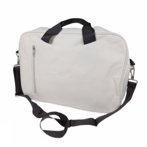Τσάντα για Laptop με 2 θήκες εκρού 38x7x27εκ.  ΤΣΑΝΤΕΣ ΘΗΚΕΣ LAPTOP-TABLET