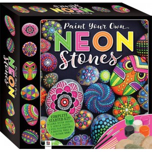 Ζωγραφίζουμε πέτρες Paint your own NEON stones ΠΑΙΧΝΙΔΙΑ  ΚΑΤΑΣΚΕΥΩΝ