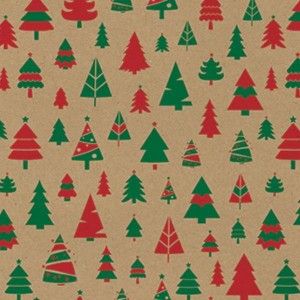 Next χαρτί περιτυλίγματος κραφτ "Χριστουγεννιάτικα Δέντρα"  70x100εκ. 70γρ. ΧΑΡΤΙΑ ΣΥΣΚΕΥΑΣΙΑΣ