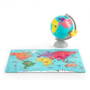 Παζλ 130928 Globe World Map Puzzle 64 τεμαχίων ΠΑΙΔΙΚΑ ΠΑΖΛ