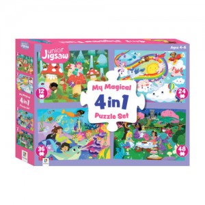 4-in-1 Puzzles: My Magical 4-in-1 Puzzle Set ΠΑΙΔΙΚΑ ΠΑΖΛ
