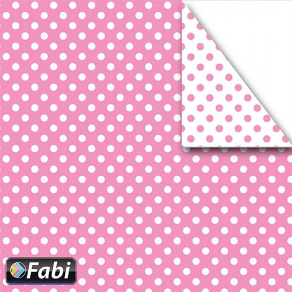 Χαρτόνι Fabi 50x70εκ Πουά Ροζ