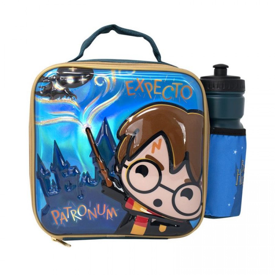 Ισοθερμική τσάντα και παγούρι Harry Potter Kawaii Embossed 3D ΤΣΑΝΤΑ ΦΑΓΗΤΟΥ