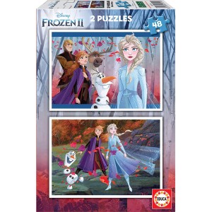 Παιδικό Puzzle Frozen 2X48 τεμάχια ΠΑΙΔΙΚΑ ΠΑΖΛ