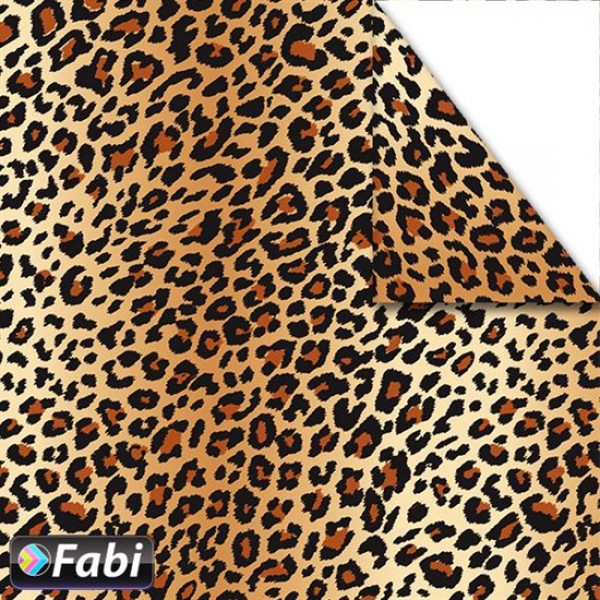 Χαρτόνι Fabi 50x70εκ Zoo Λεοπάρδαλη 