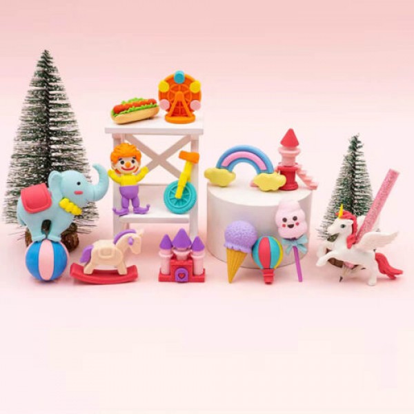 Σετ δώρου γόμες Gift Eraser Collection: Amusement Park
