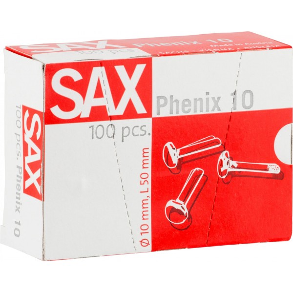 ΔΙΠΛΟΚΑΡΦΑ SAX PHENIX No10 50mm 100τεμ