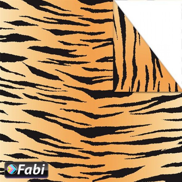 Χαρτόνι Fabi 50x70εκ Zoo Τίγρης