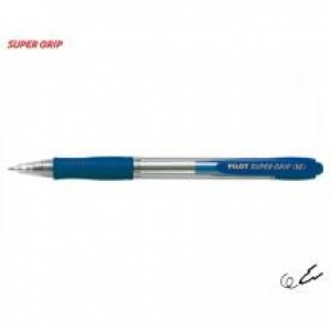 Στυλό - PILOT ΣΤΥΛΟ SUPER GRIP MEDIUM 1.0mm ΜΠΛΕ ΣΤΥΛΟ  ΔΙΑΡΚΕΙΑΣ